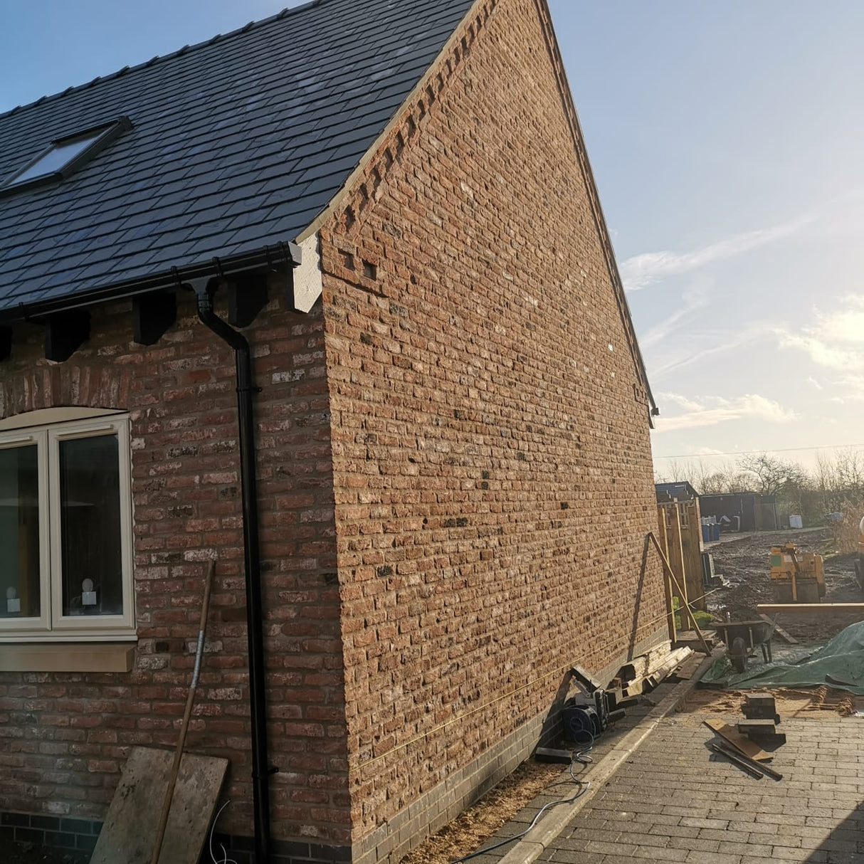 New Build Bungalow Using Reclaimed Antique Bricks