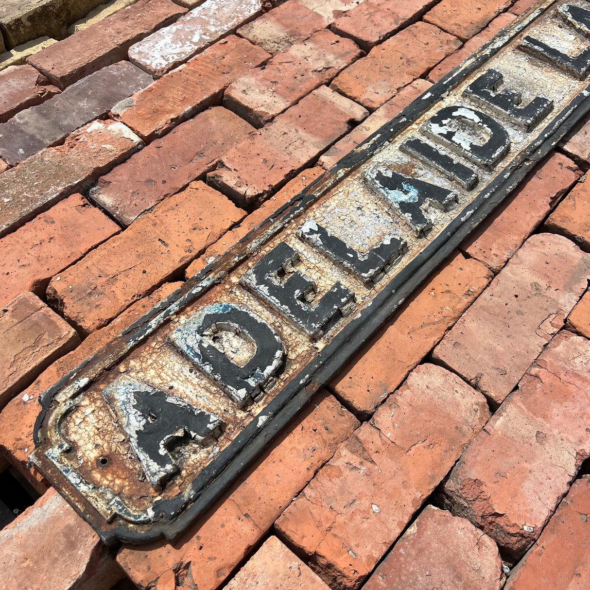 Original Cast Iron ‘Adelaide Lane’ Street Sign