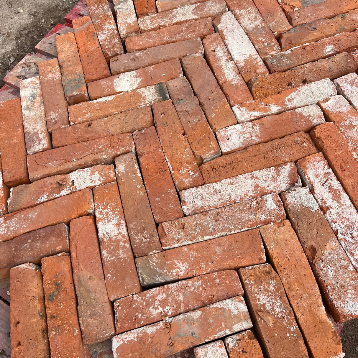 Reclaimed Orange Stacker Pavers