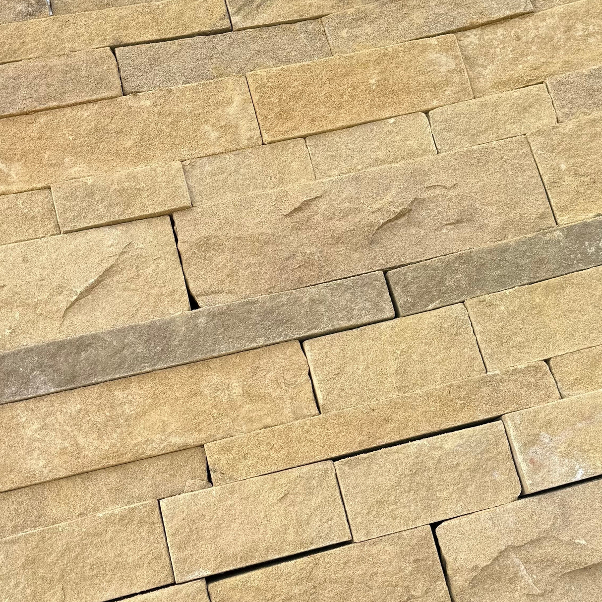 Dressed Sandstone Pitched Face Building Stone - Per SQM