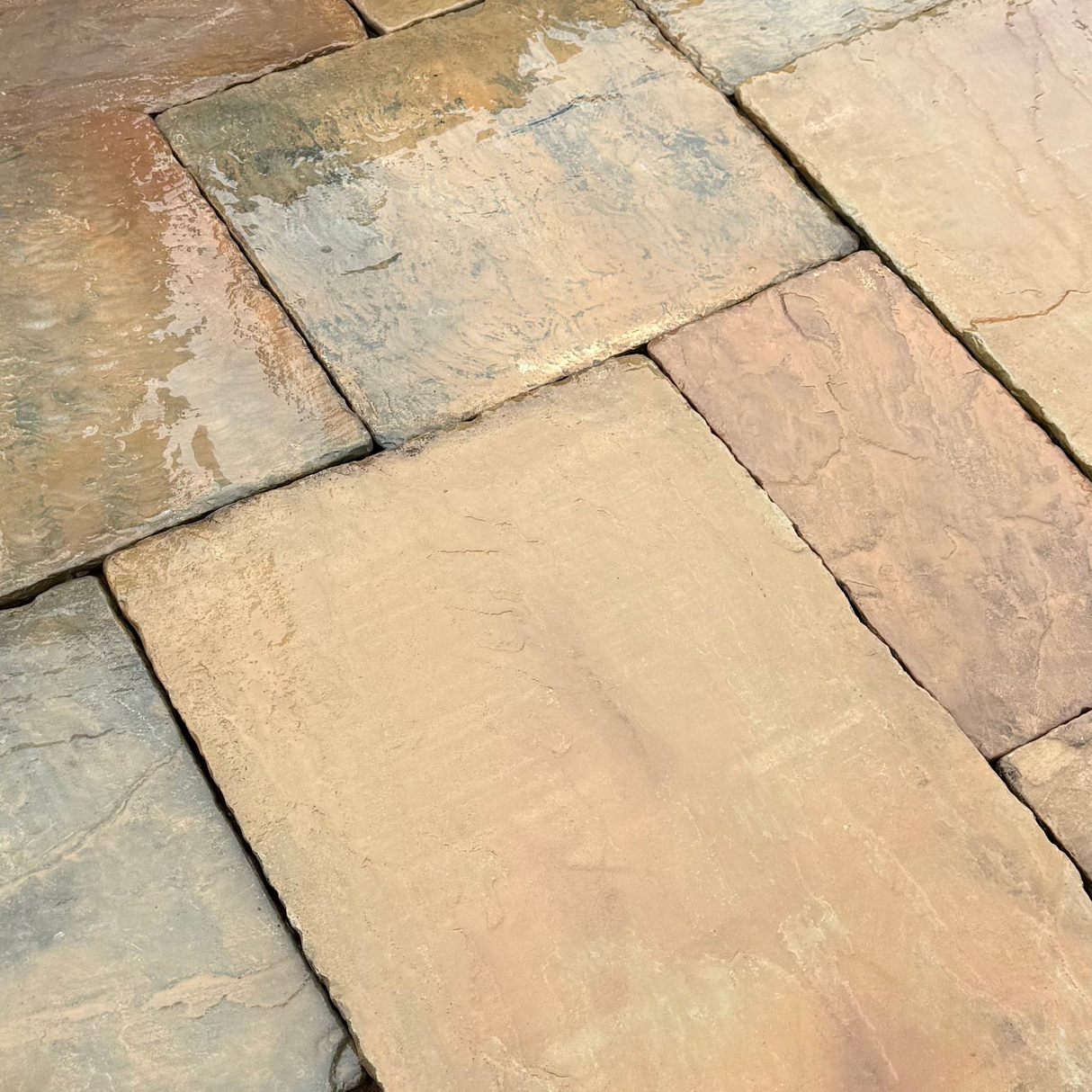 Weathered Sandstone Paving Flags