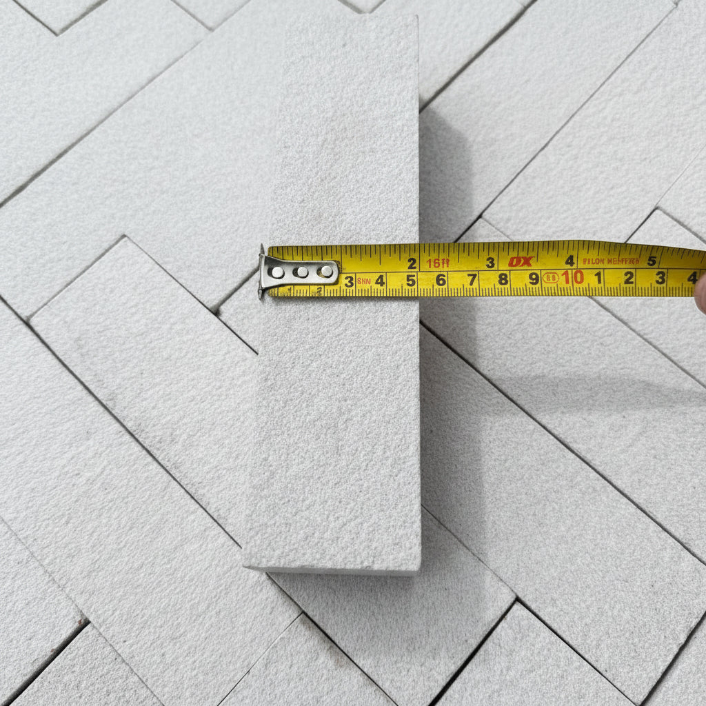 White Sandstone Stackers - 200mm x 50mm x 40mm - Per SQM
