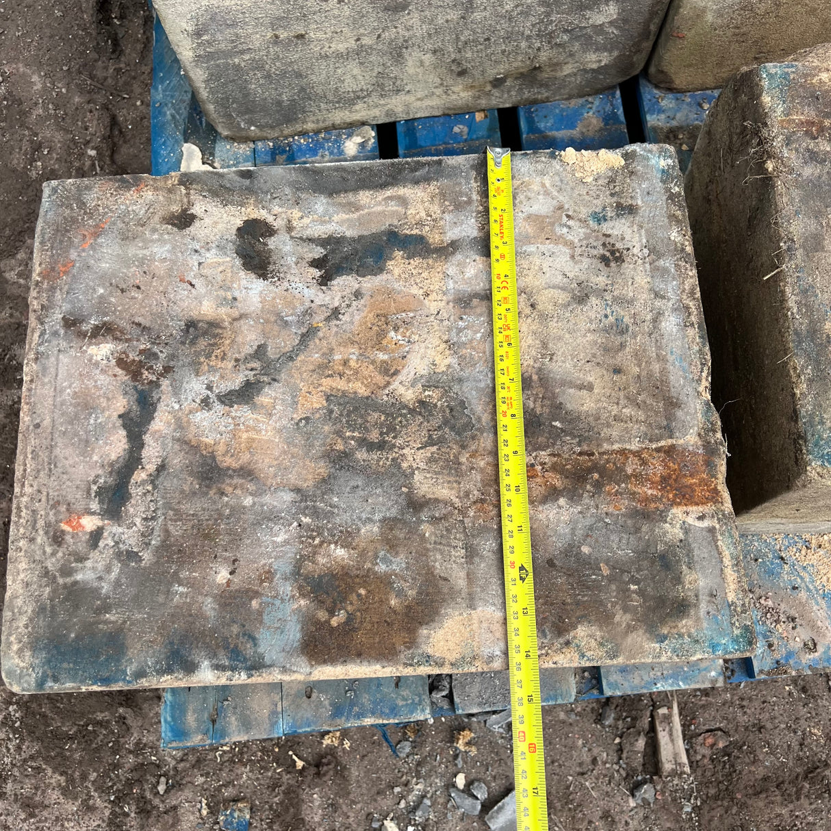 Reclaimed York Natural Stone Statue Plinth