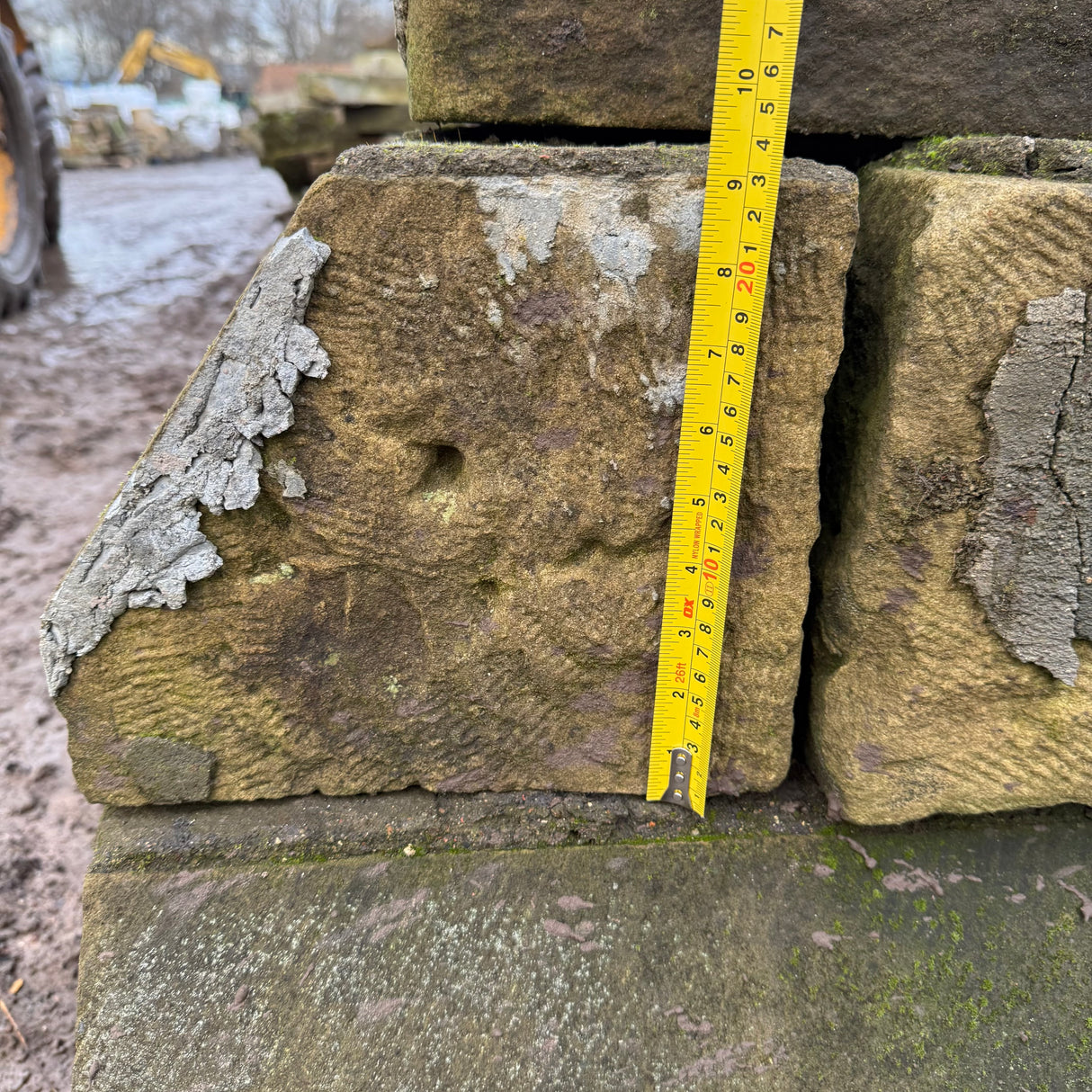 Reclaimed Stone Plinth Course - Job Lot