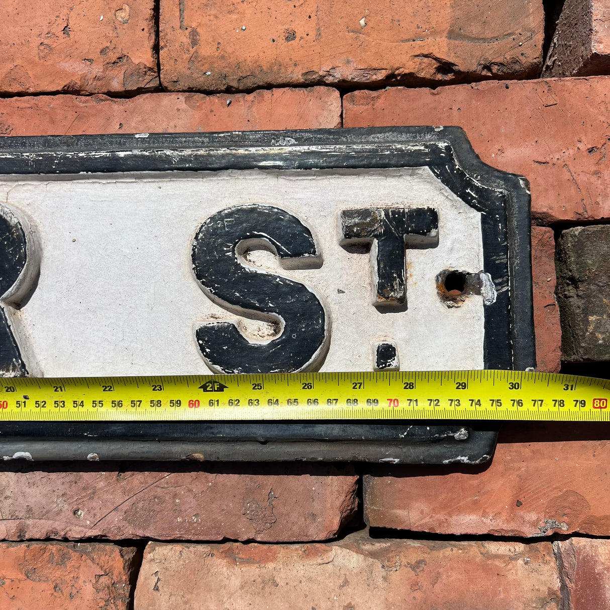 Original Cast Iron ‘Derby St’ Street Sign