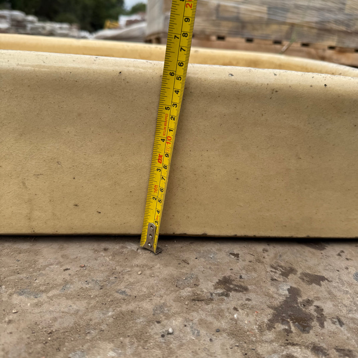 Reclaimed Yellow Ceramic Belfast Sink