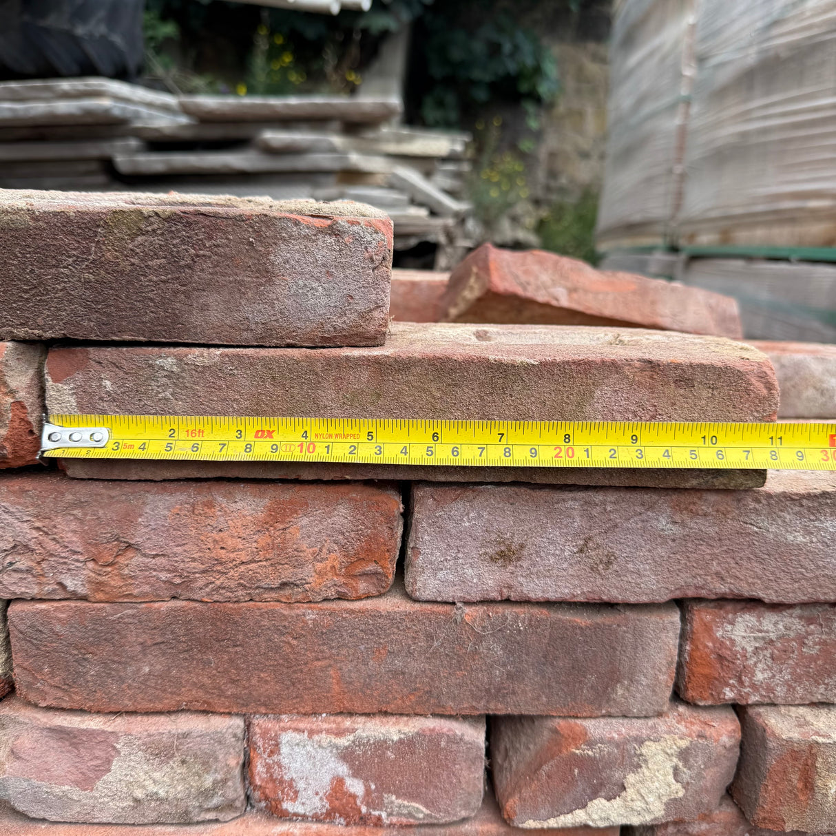 Reclaimed 2” Handmade Bricks - Job Lot of 210 Bricks