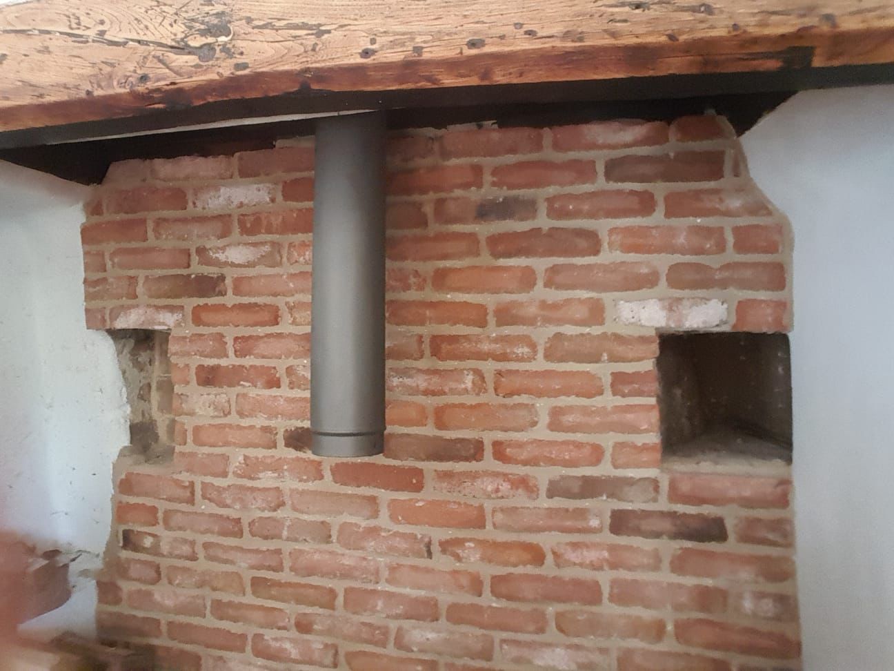 Reclaimed Georgian Brick Slip Fireplace