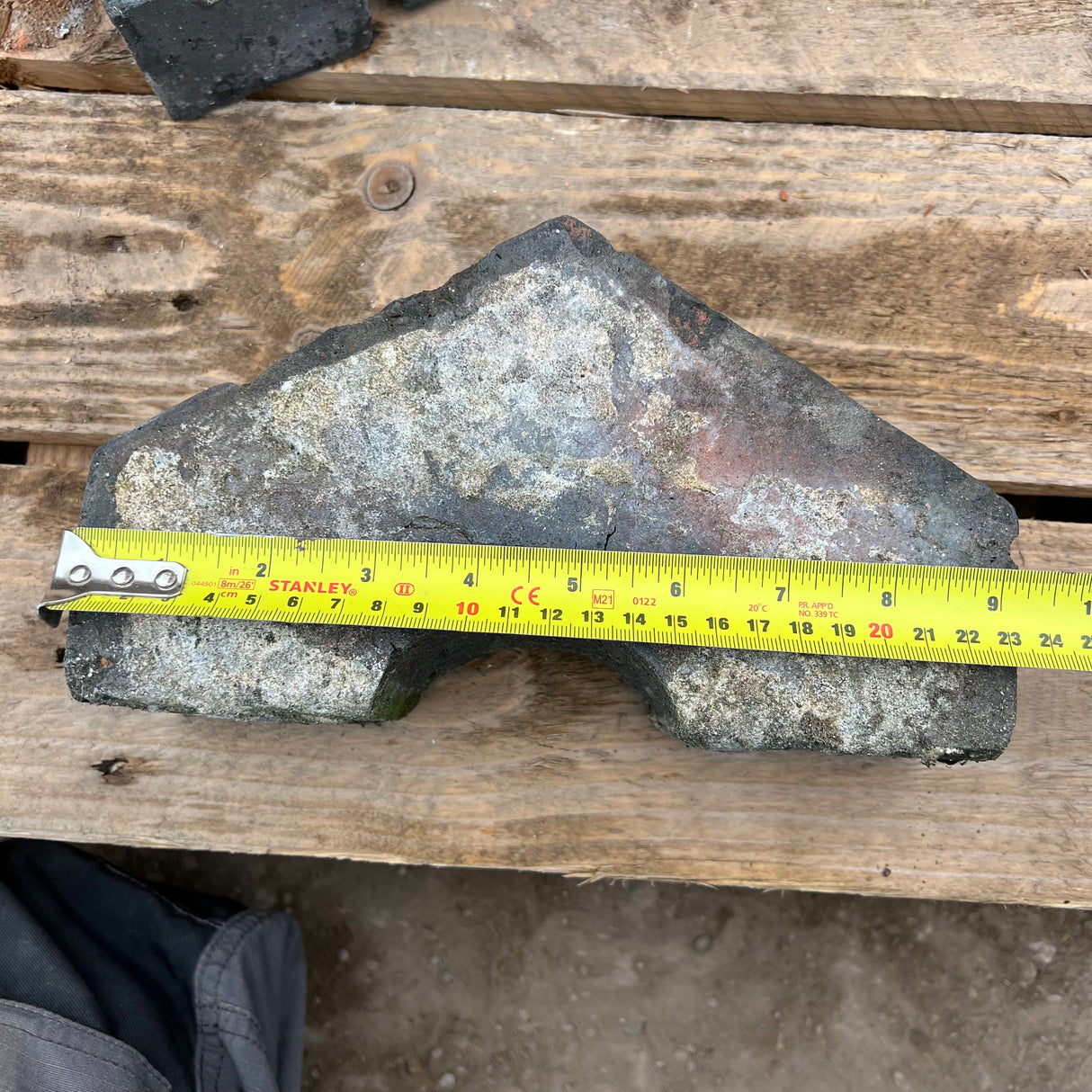 Reclaimed Staffordshire Blue Triangle Wall Coping Brick