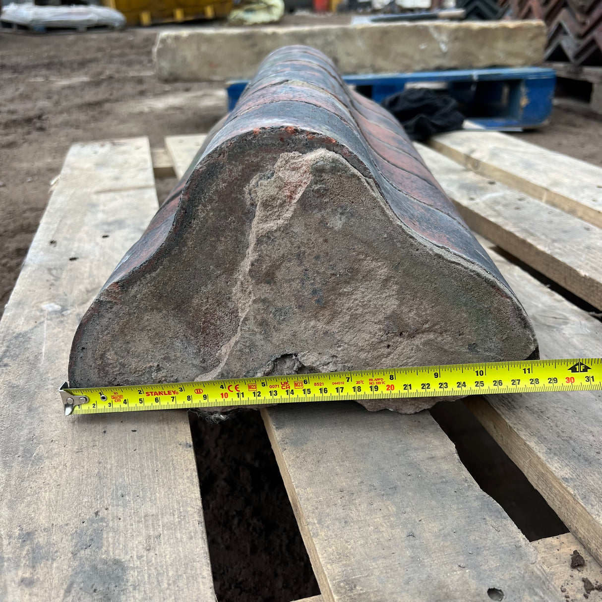 Reclaimed Red Wall Coping Brick - Job Lot of 200