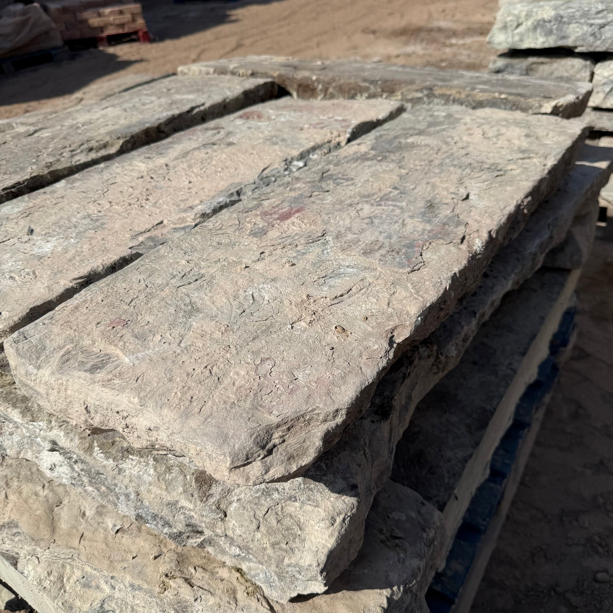 Reclaimed Yorkshire Stone Kerbs - 12” x 5”