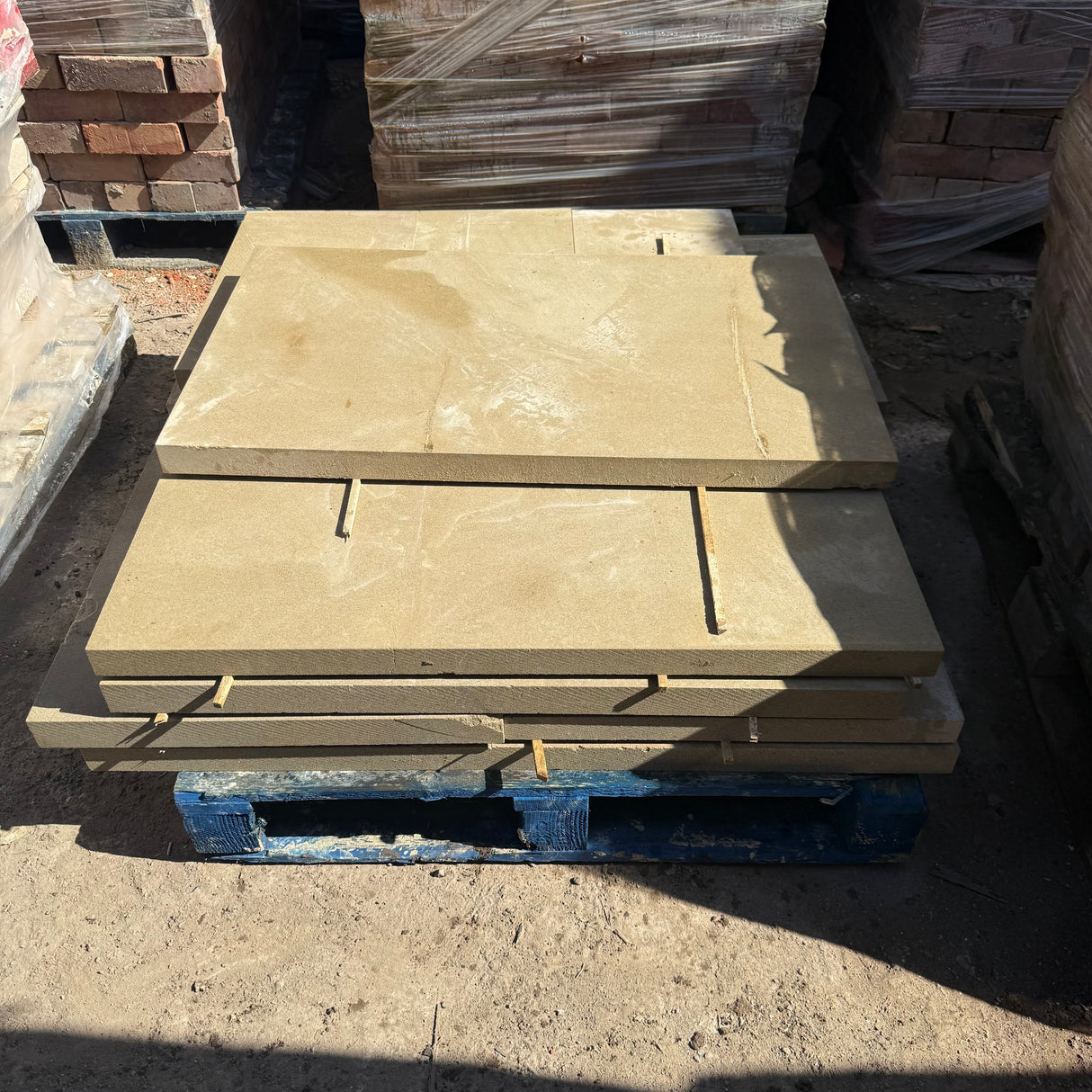Britannia Buff Yorkshire Stone Sawn Paving - Per SQM