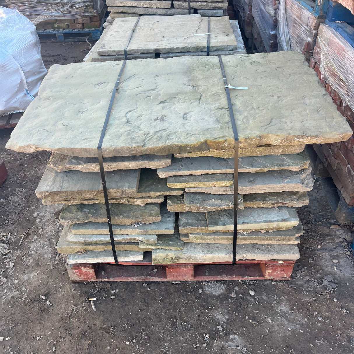 Reclaimed Grade A Yorkshire Stone Paving - Per SQM
