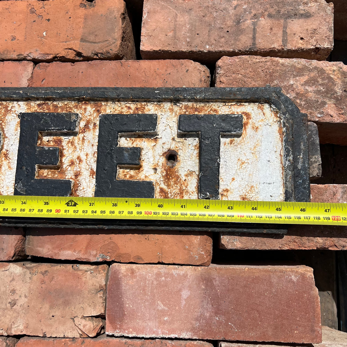 Original Cast Iron ‘Brook Street’ Street Sign