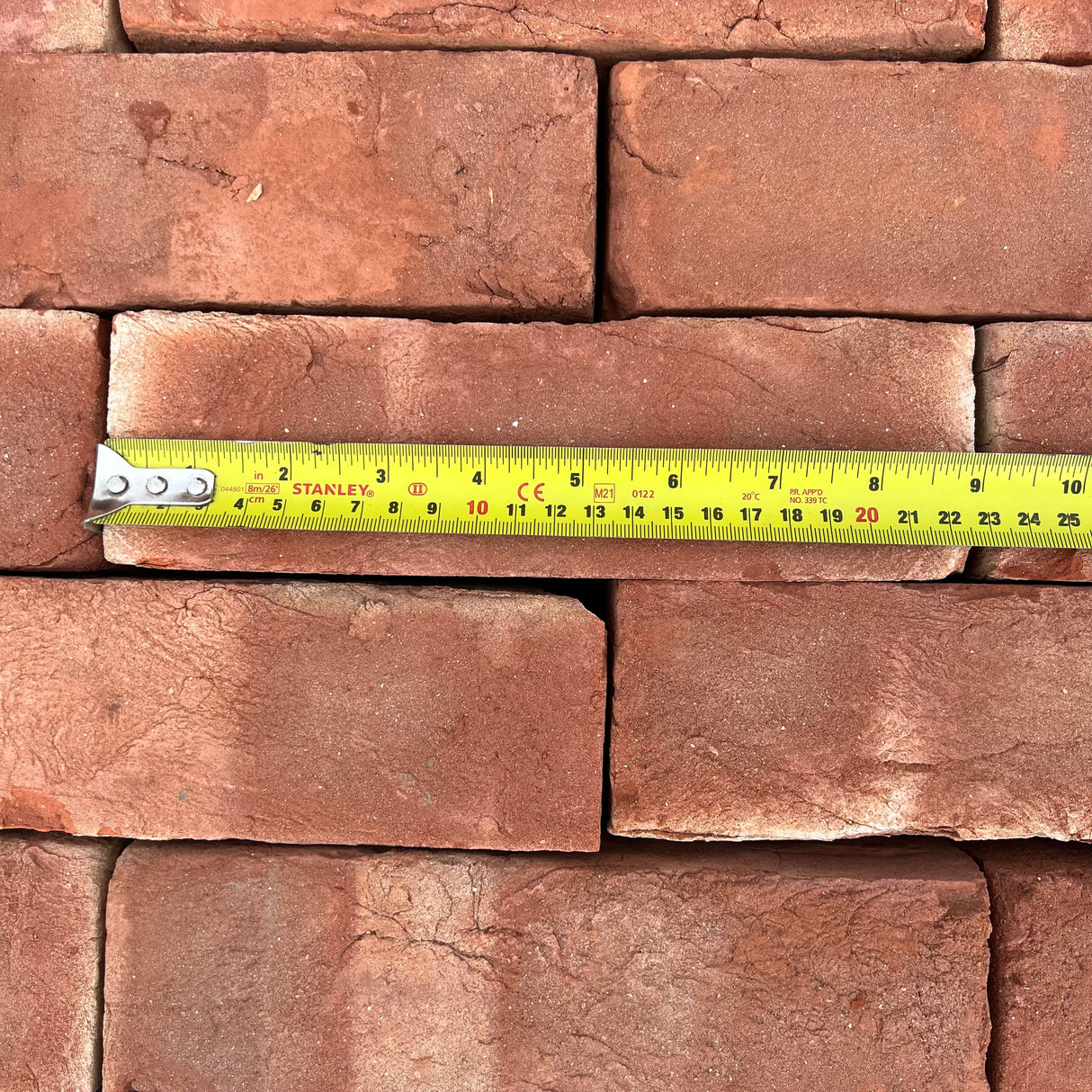 Heritage 68mm Red Handmade Brick | Pack of 320 Bricks | Free Delivery