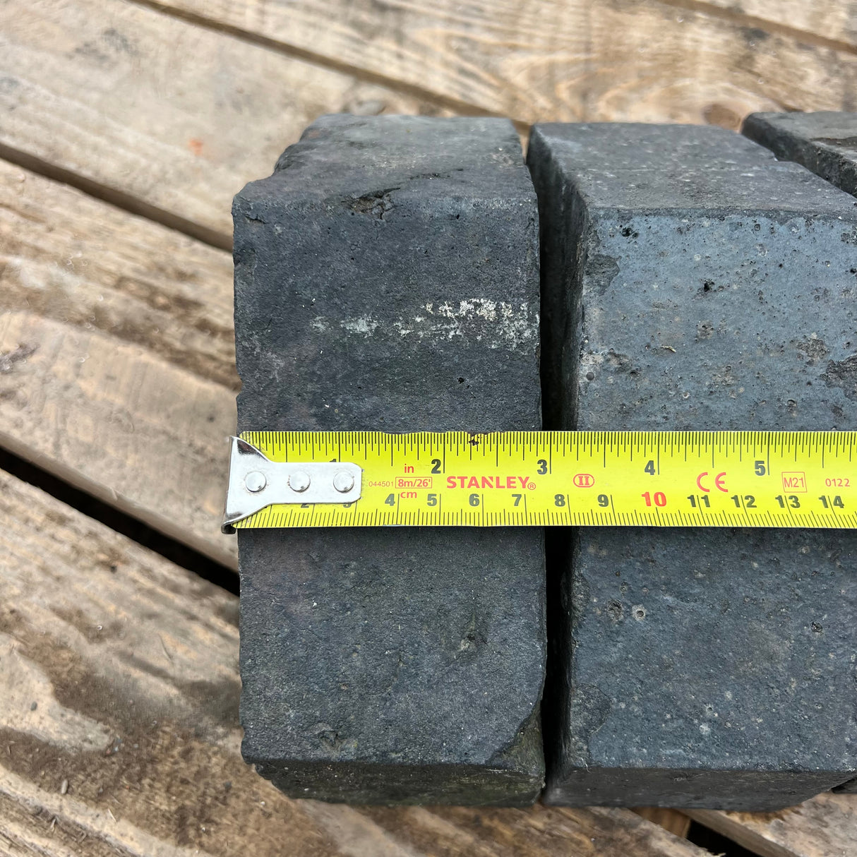 Reclaimed Staffordshire Blue Triangle Wall Coping Brick