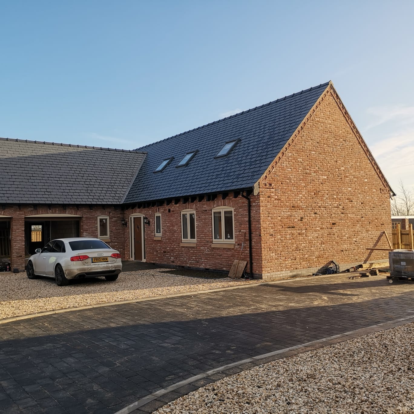 New Build Bungalow Using Reclaimed Antique Bricks