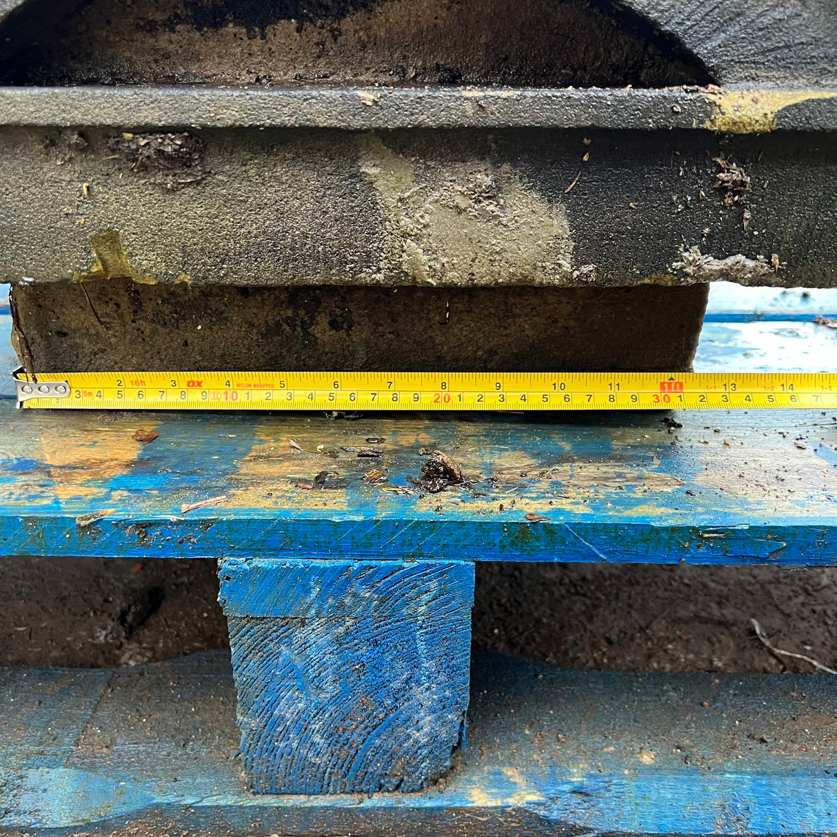 Reclaimed Stone Pier Cap Pair