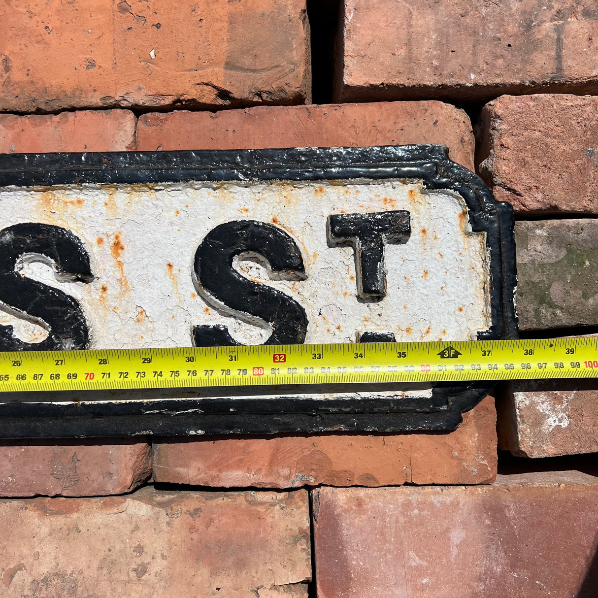 Original Cast Iron ‘Thwaites St’ Street Sign