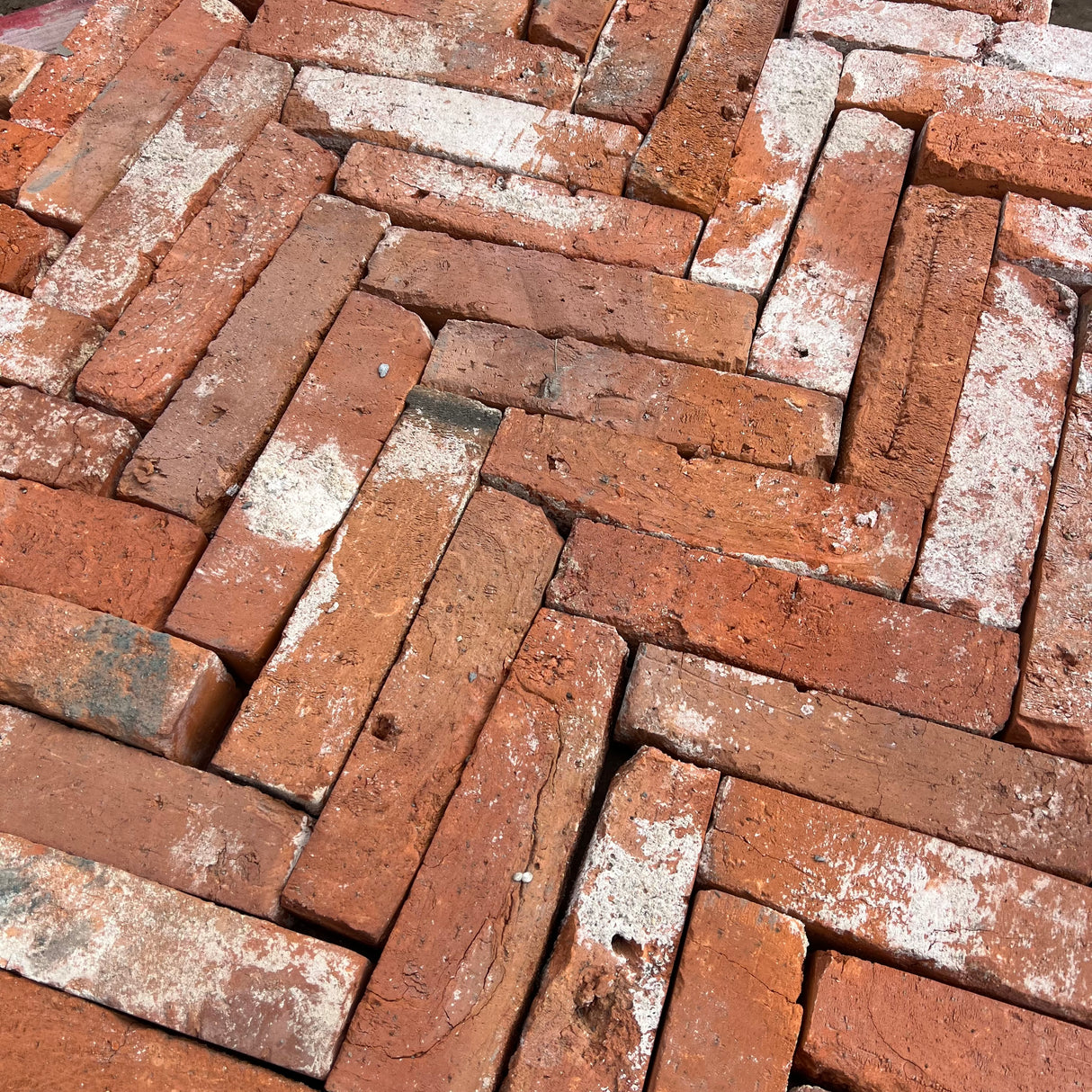Reclaimed Orange Stacker Pavers