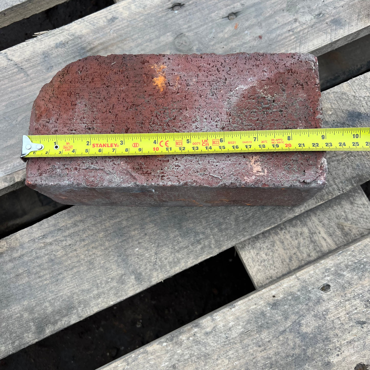 Reclaimed Rustic Texture Bullnose Brick