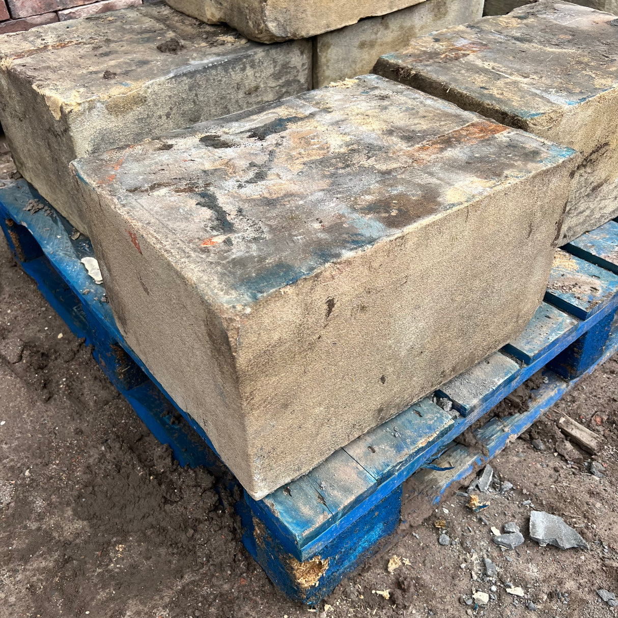 Reclaimed York Natural Stone Statue Plinth