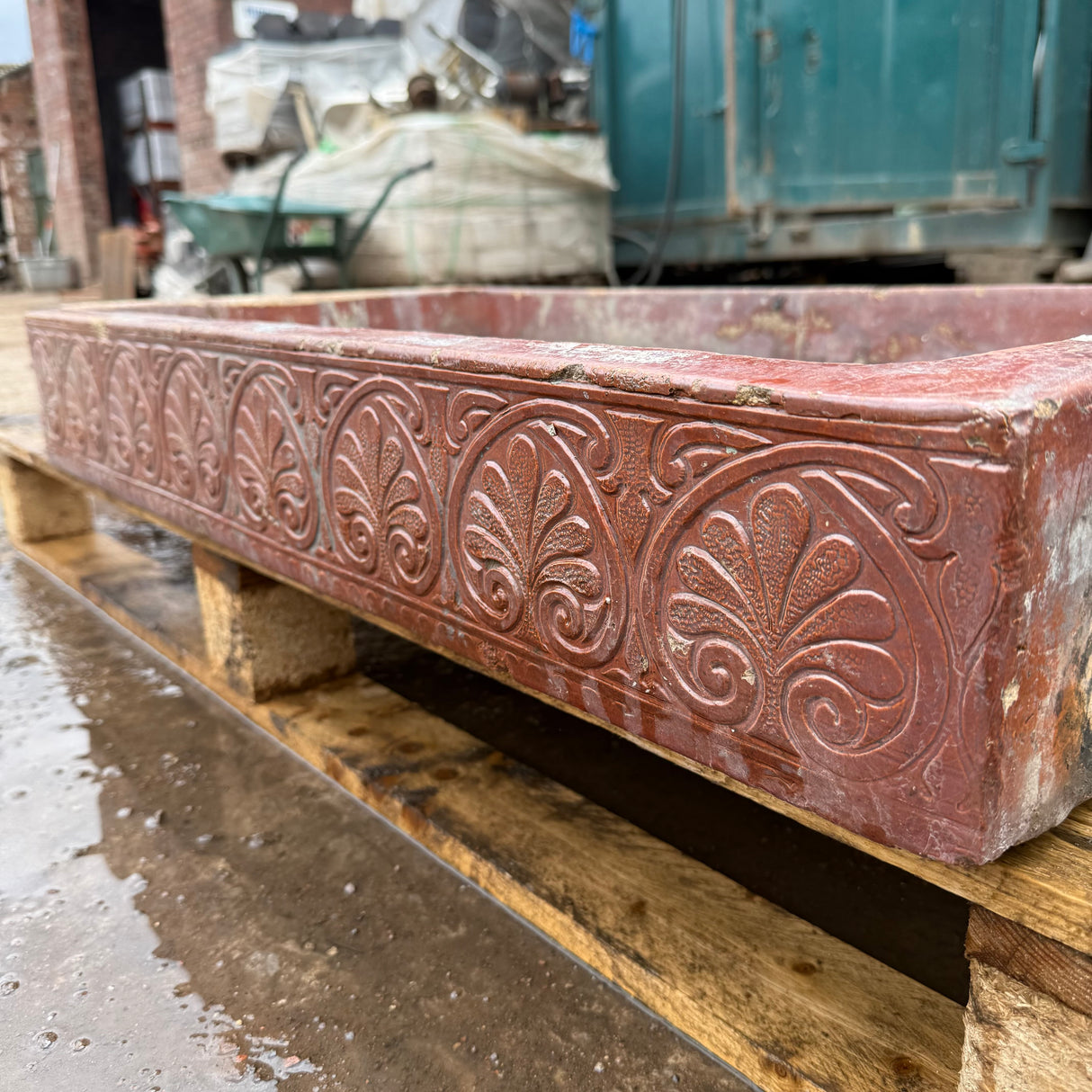 Decorative Glazed Brown Sink