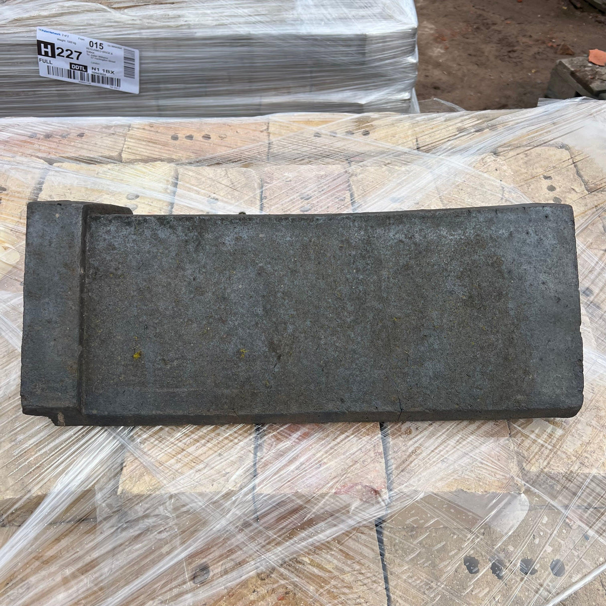 Reclaimed Staffordshire Blue Triangle Ridge Tiles - 75 Degrees - Reclaimed Brick Company