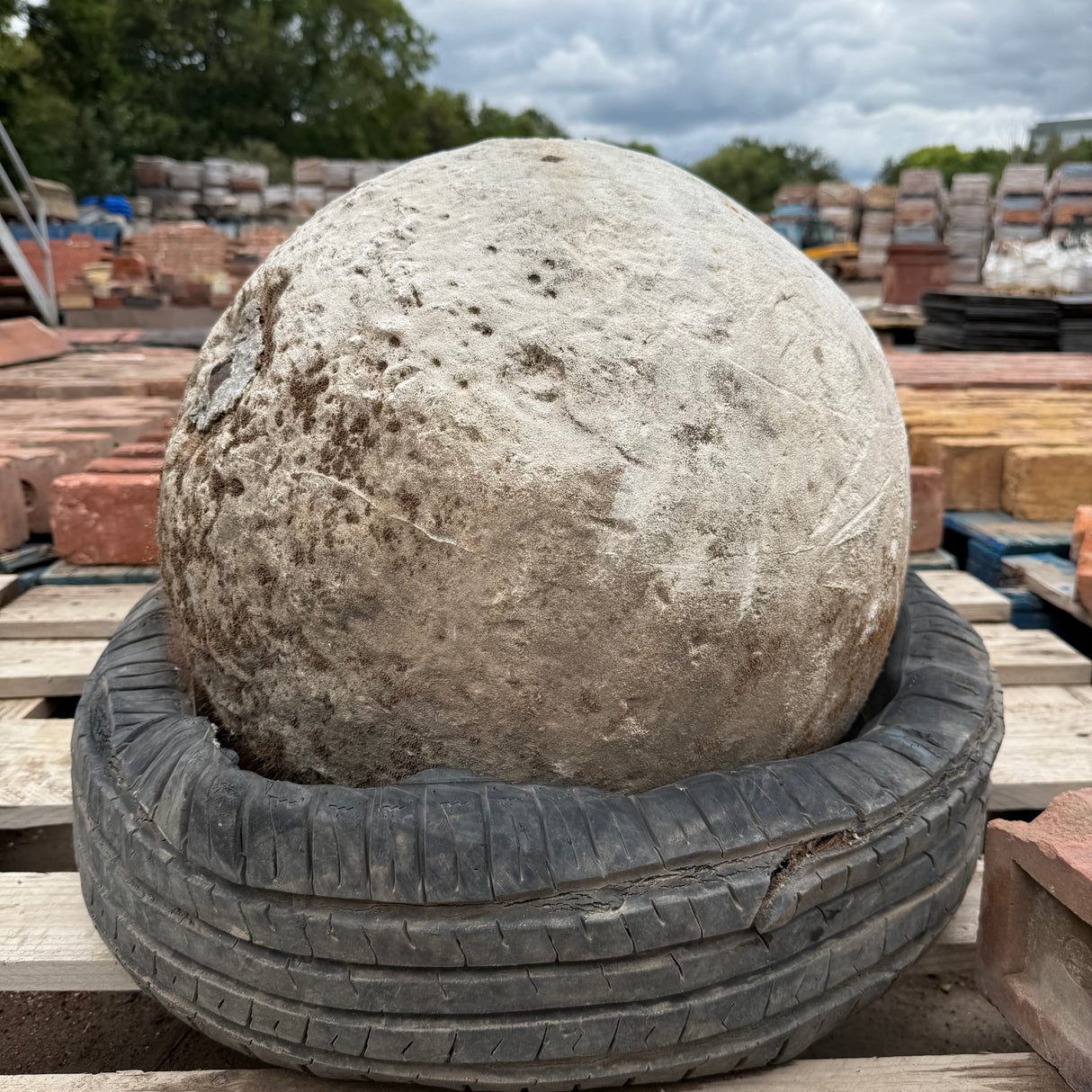 Reclaimed Stone Ball