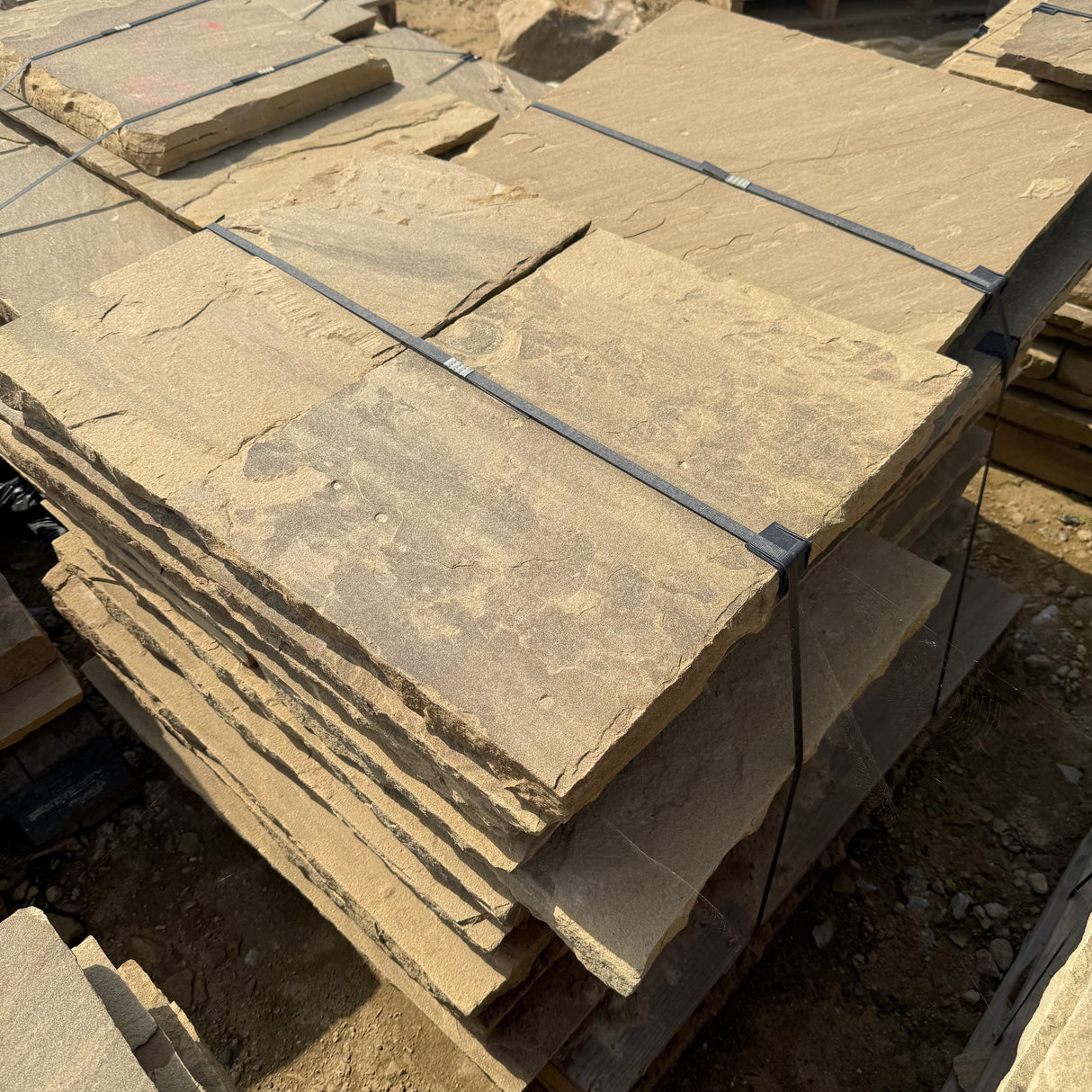 Yorkshire Stone Riven Paving Flags - Per SQM