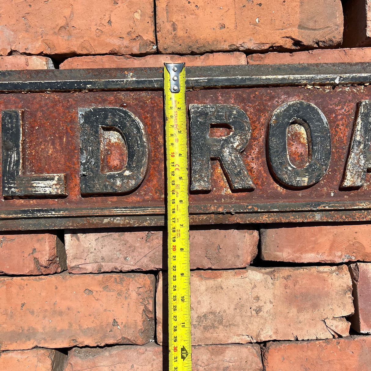 Original Cast Iron ‘Highfield Road’ Street Sign