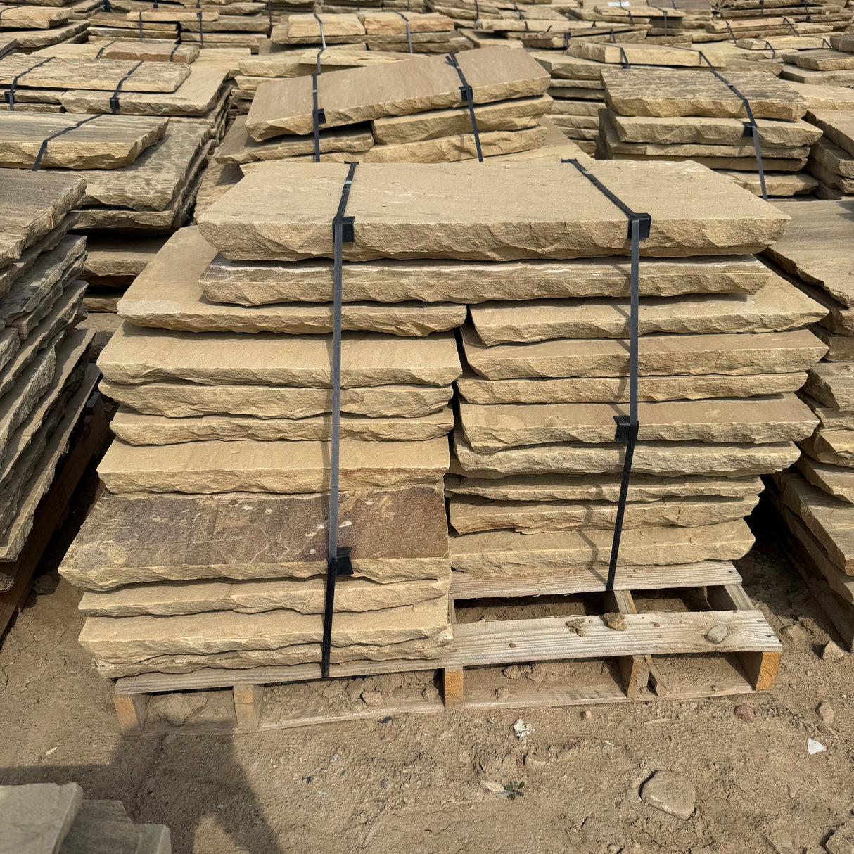 Yorkshire Stone Riven Paving Flags - Per SQM