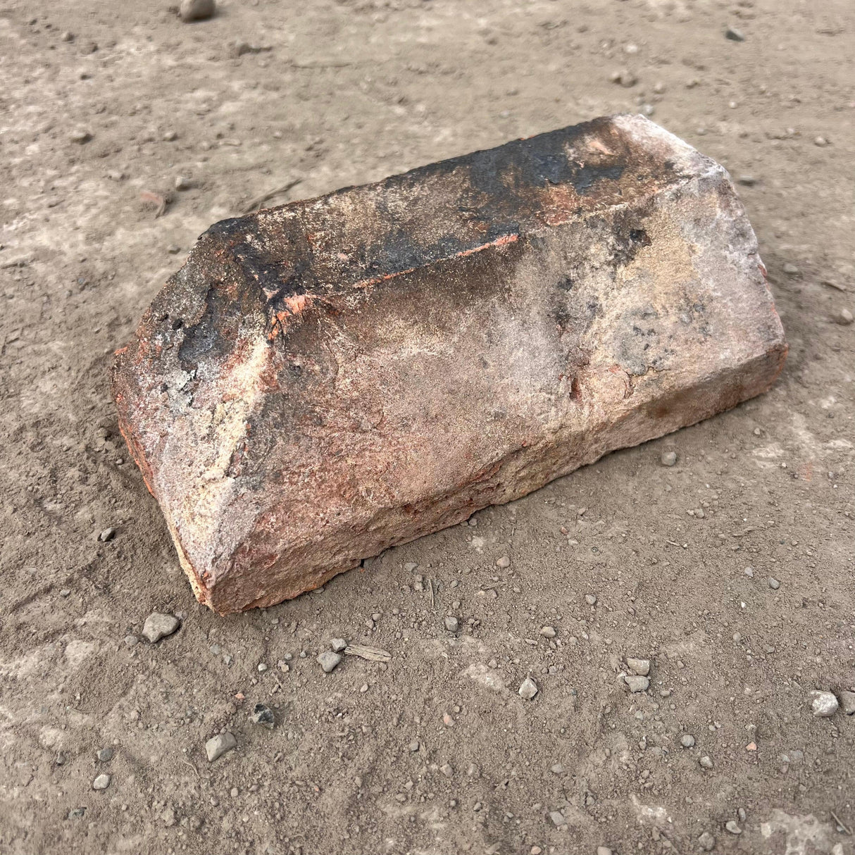 65mm Handmade Plinth External Return (Left Hand) Brick PL7.1 - Reclaimed Brick Company