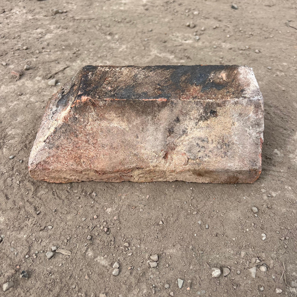 65mm Handmade Plinth External Return (Left Hand) Brick PL7.1 - Reclaimed Brick Company