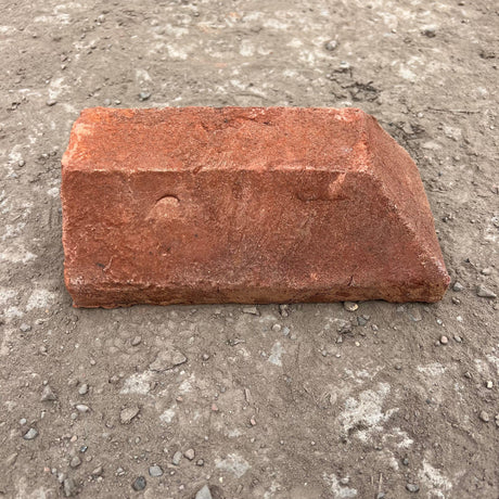 65mm Handmade Plinth External Return (Right Hand) Brick PL7.2 - Reclaimed Brick Company