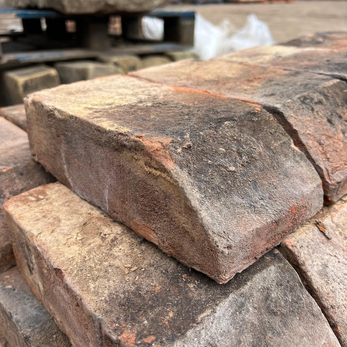 65mm Handmade Plinth Header Brick PL2.2 - Reclaimed Brick Company