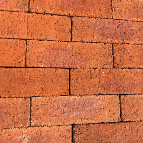 65mm Red Rustic Facing Bricks - New - Reclaimed Brick Company