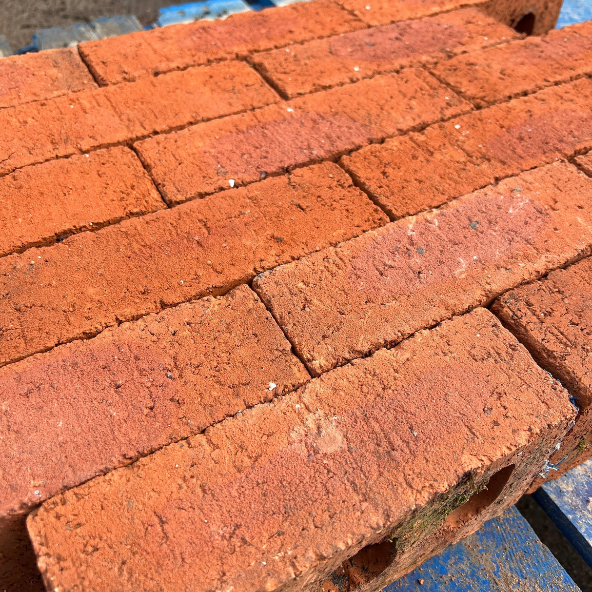 65mm Red Rustic Facing Bricks - New - Reclaimed Brick Company