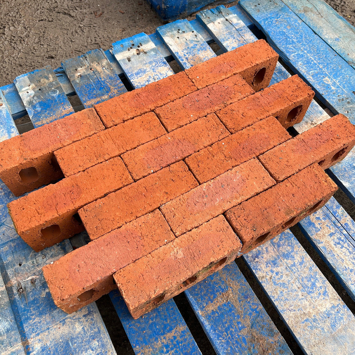 65mm Red Rustic Facing Bricks - New - Reclaimed Brick Company