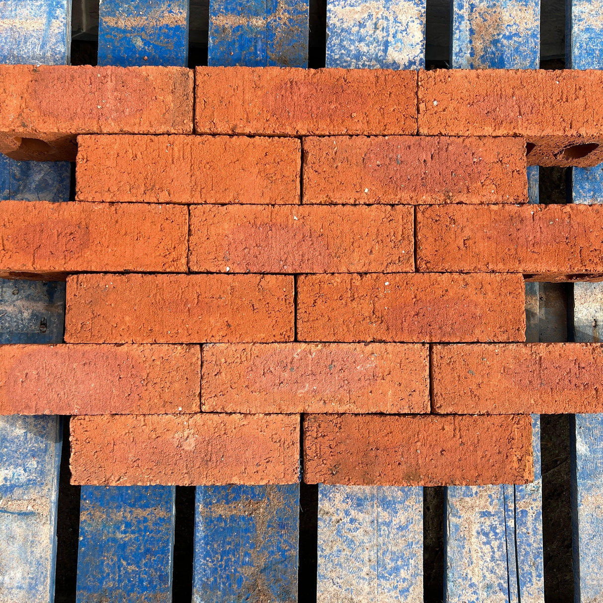 65mm Red Rustic Facing Bricks - New - Reclaimed Brick Company