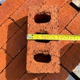 65mm Red Rustic Facing Bricks - New - Reclaimed Brick Company
