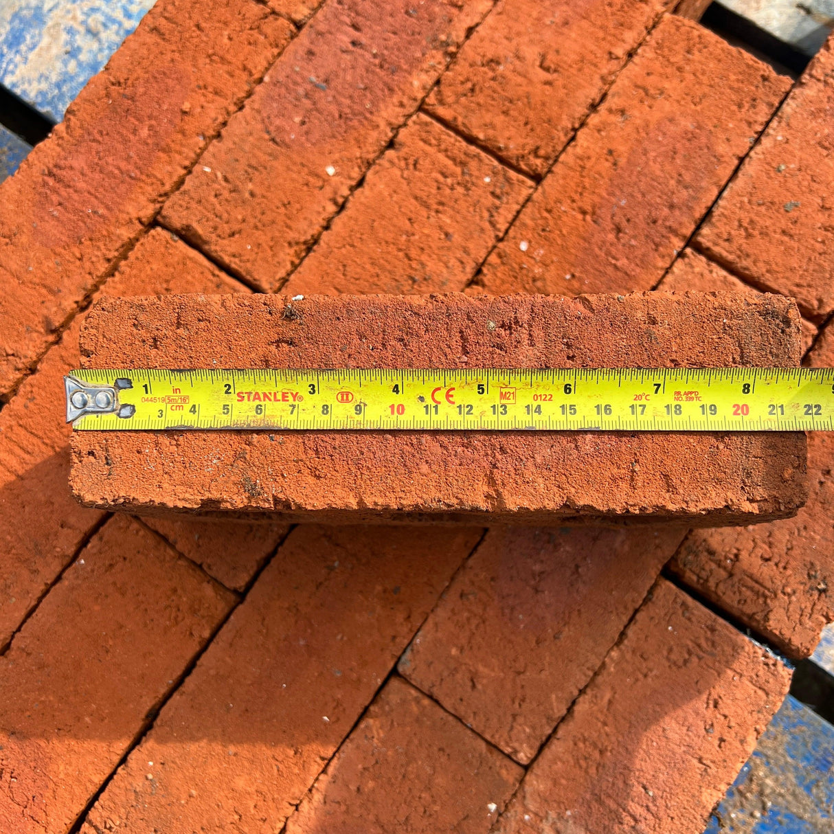 65mm Red Rustic Facing Bricks - New - Reclaimed Brick Company