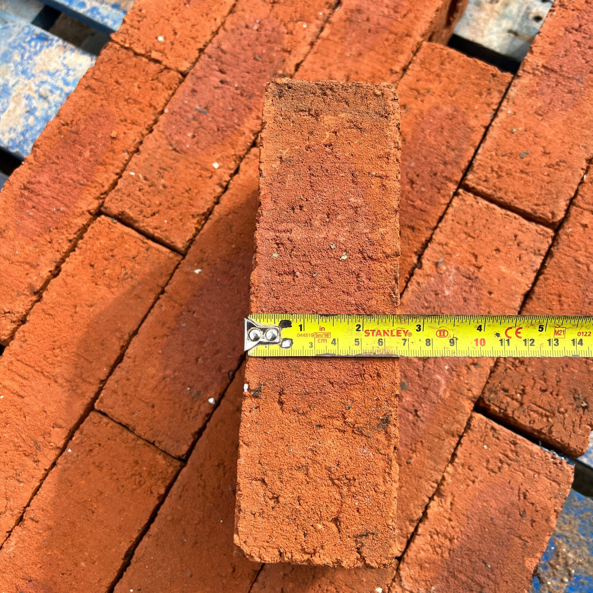 65mm Red Rustic Facing Bricks - New - Reclaimed Brick Company