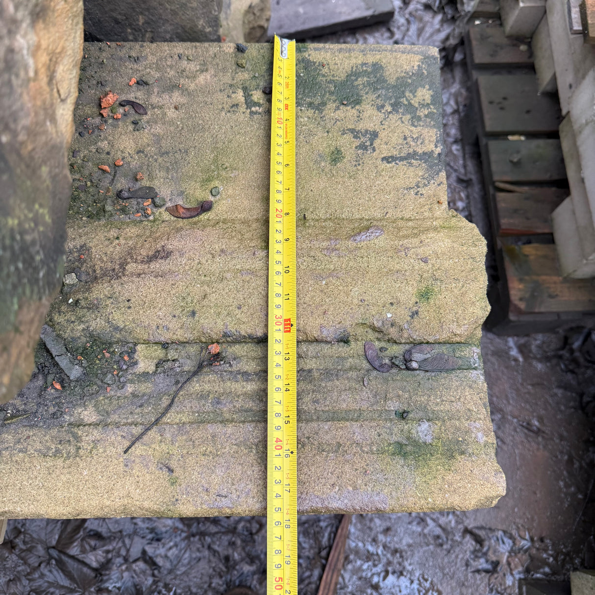 Reclaimed Large Stone Slab