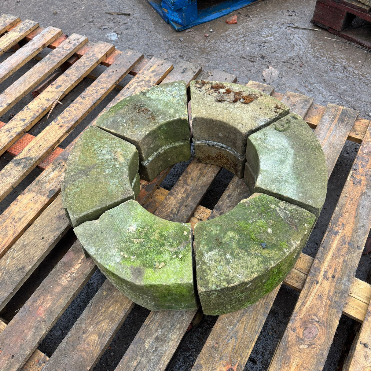 Reclaimed Stone Circle Window