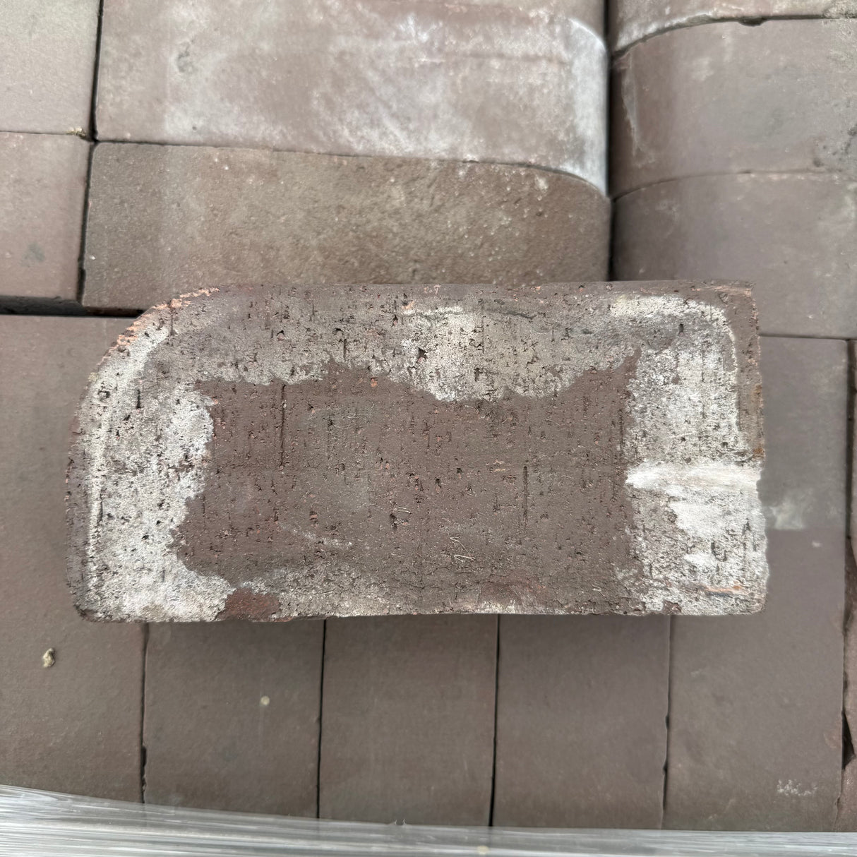 Reclaimed Brindle Blue Bullnose Brick