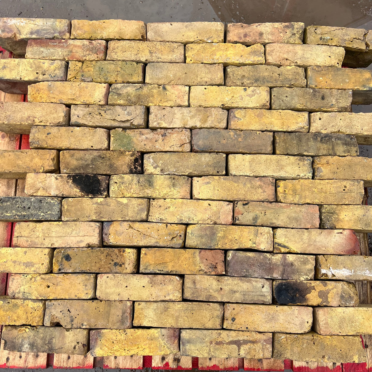 Genuine Reclaimed London Yellow Stock Handmade Bricks | Pack of 250 Bricks | Free Delivery