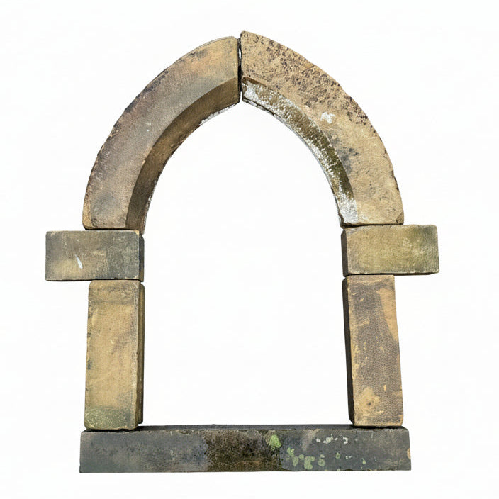 Reclaimed Gothic Stone Arch Window