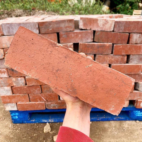 73mm Red Imperial Reclaimed Bricks | Pack of 250 Bricks - Reclaimed Brick Company