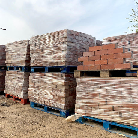 73mm Red Imperial Reclaimed Bricks | Pack of 250 Bricks - Reclaimed Brick Company